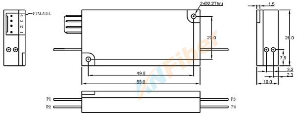 Single mode Multimode Latching Non-latching 850/1310/1550nm Fiber Optical Switches