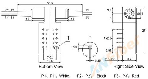 Single mode Multimode Latching Non-latching 850/1310/1550nm Dual Optical Switches